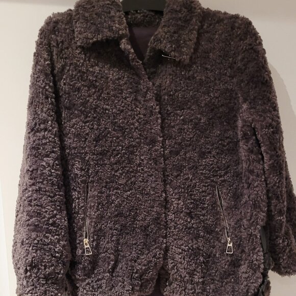 dark brown pea Jacket - Picture 1 of 3